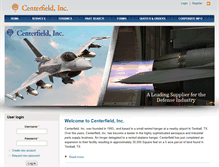 Tablet Screenshot of centerfieldinc.com